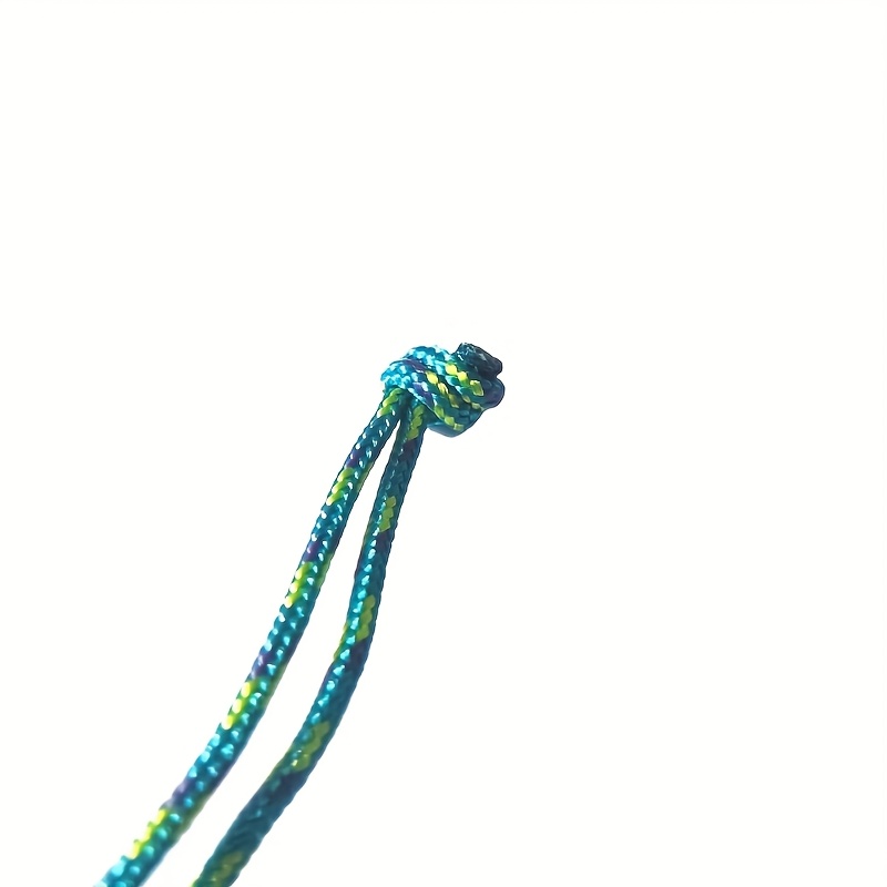 Adjustable Braided Nylon Rope Bracelet Colorful Striped Camping Accessory